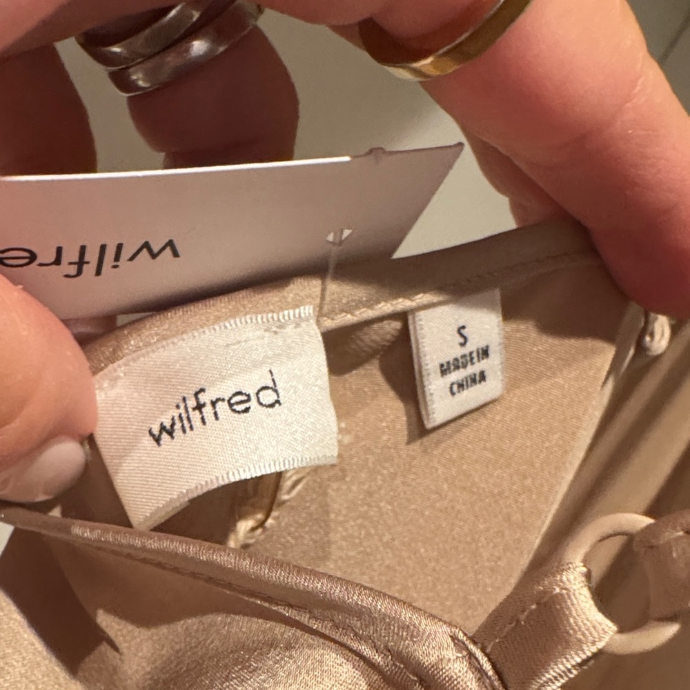 Aritzia Tan Midi Slip Dress - Picture 4 of 4